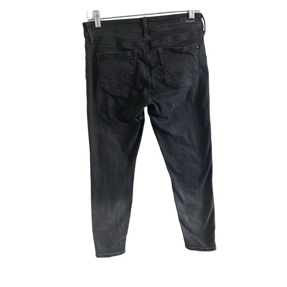 MAVI Gold 'Adriana Ankle' Mid-Rise Super Skinny Black Jeans - 28 - Picture 6 of 14